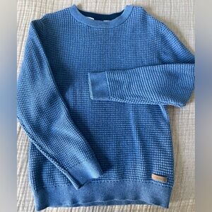 H&M kids blue waffle sweater